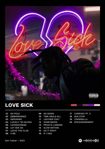 Don Toliver - Love Sick Album Cover Müzik Posteri – Duvar Tablosu