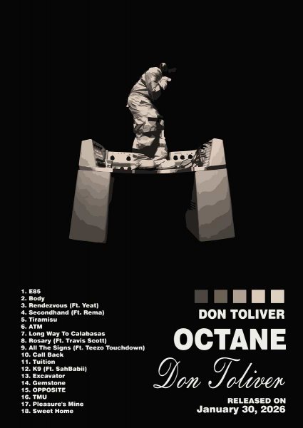 Don Toliver Octane Album Art Müzik Posteri – Duvar Tablosu poster görseli