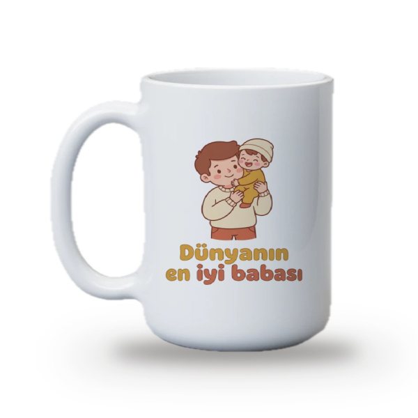 "Dünyanın en iyi babası" Baskılı Kupa