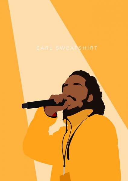 Earl Sweatshirt Müzik Posteri – Duvar Tablosu poster görseli
