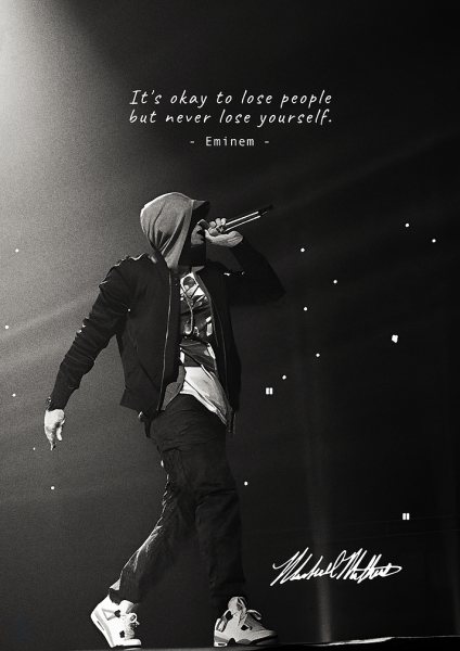 Eminem Müzik Posteri – Duvar Tablosu duvarda gerçek ölçek