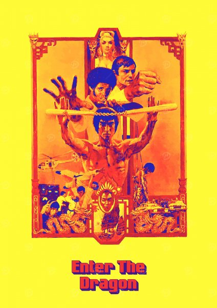 Enter The Dragon Film Posteri – Duvar Tablosu poster görseli