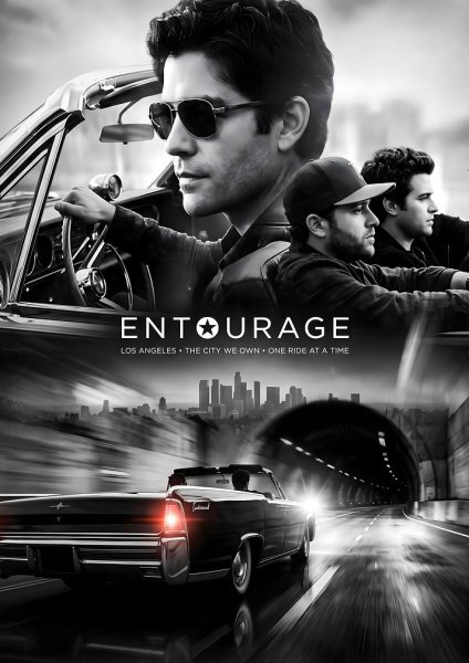 Entourage Movie Film Posteri – Duvar Tablosu duvarda gerçek ölçek