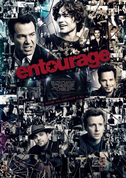 Entourage TV Show Collage Film Posteri – Duvar Tablosu duvarda gerçek ölçek