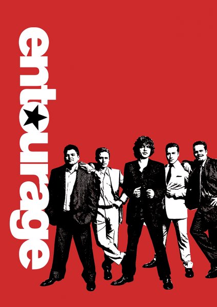 Entourage TV Show Film Posteri – Duvar Tablosu duvarda gerçek ölçek