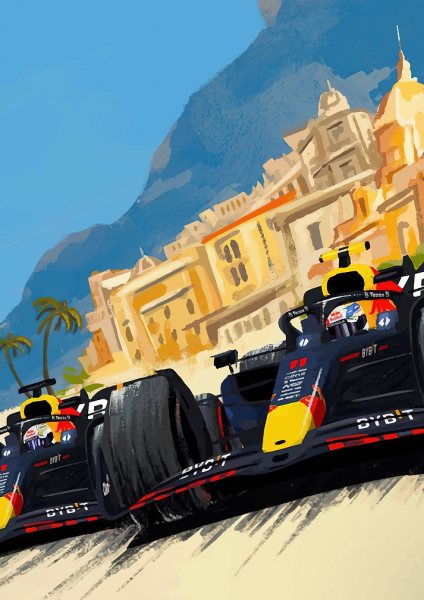 F1 Redbull Araba Posteri – Duvar Tablosu
