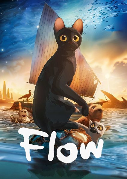 Flow Movie Film Posteri – Duvar Tablosu duvarda gerçek ölçek