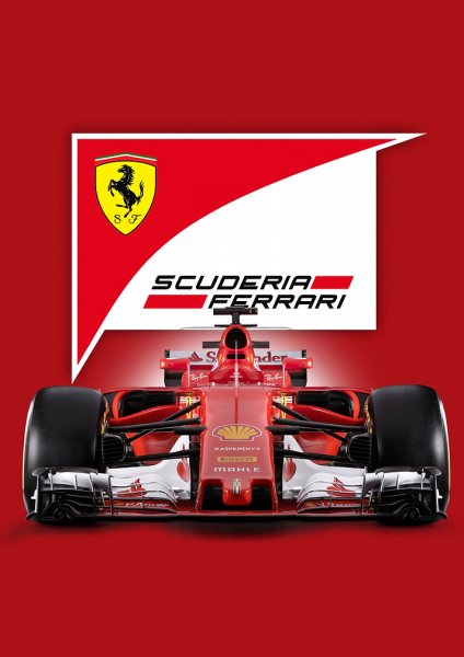 Formula 1 Ferrari Araba Posteri – Duvar Tablosu