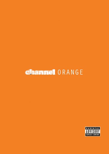 Frank Ocean Channel Orange Album Müzik Posteri – Duvar Tablosu duvarda gerçek ölçek