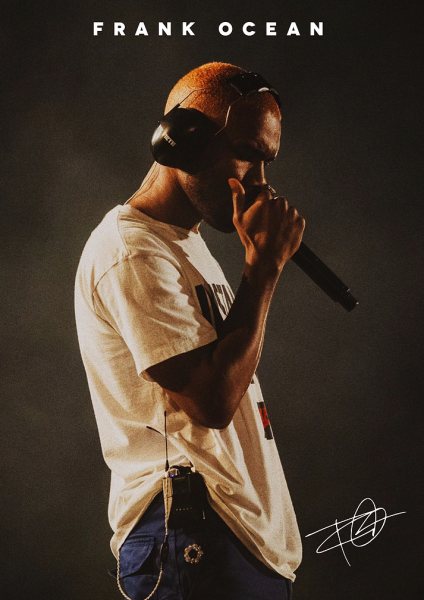 Frank Ocean Live Performance Müzik Posteri – Duvar Tablosu poster görseli