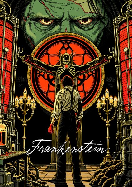 Frankenstein Laboratory Gothic Film Posteri – Duvar Tablosu poster görseli