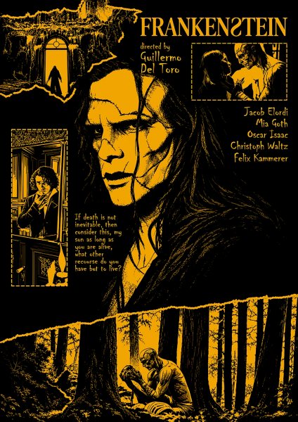 Frankenstein Movie Film Posteri – Duvar Tablosu poster görseli