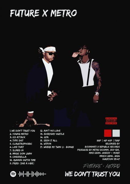 Future and Metro Boomin Album Müzik Posteri – Duvar Tablosu poster görseli