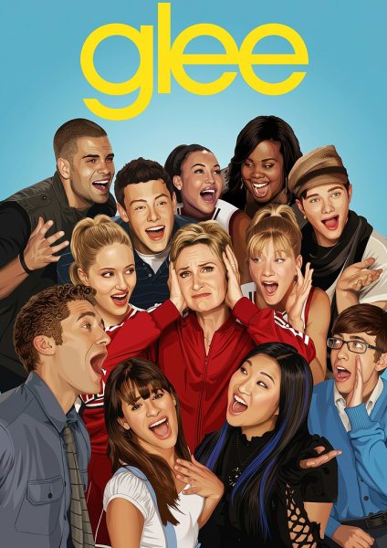 Glee Film Posteri – Duvar Tablosu duvarda gerçek ölçek