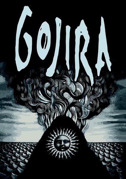 Gojira Band Album Art Müzik Posteri – Duvar Tablosu duvarda gerçek ölçek