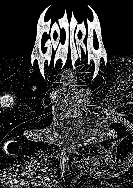 Gojira Band Logo and Cosmic Art Müzik Posteri – Duvar Tablosu poster görseli