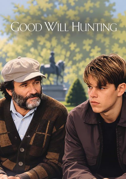 Good Will Hunting Movie Film Posteri – Duvar Tablosu duvarda gerçek ölçek