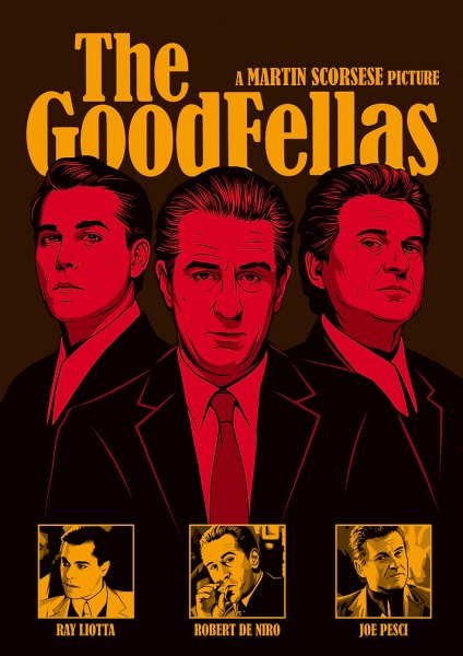 Goodfellas Movie Poster Art Film Posteri – Duvar Tablosu poster görseli