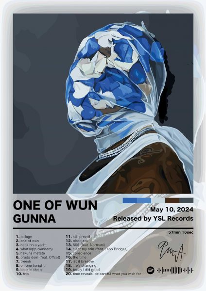 Gunna One of Wun Müzik Posteri – Duvar Tablosu poster görseli