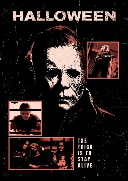 Halloween Movie Poster Art Film Posteri – Duvar Tablosu poster görseli