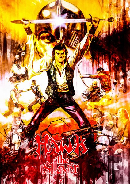 Hawk The Slayer 1 Film Posteri – Duvar Tablosu poster görseli