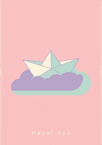 Hayal Et Posteri – Minimal Duvar Tablosu