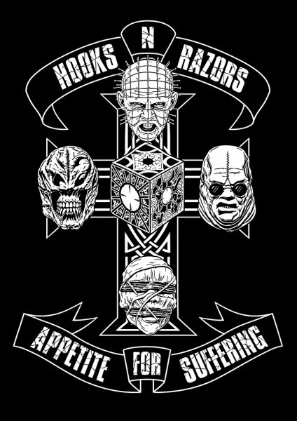 Hellraiser Cenobites Appetite for Suffering Graphic Film Posteri – Duvar Tablosu poster görseli