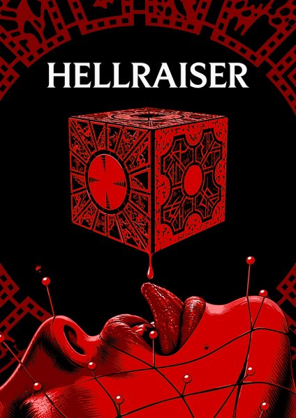 Hellraiser Lament Configuration Horror Film Posteri – Duvar Tablosu duvarda gerçek ölçek