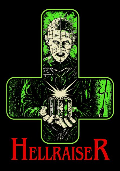 Hellraiser Pinhead Lament Configuration Graphic Film Posteri – Duvar Tablosu poster görseli