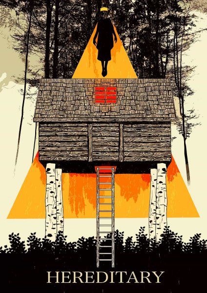 Hereditary Movie Poster Art Film Posteri – Duvar Tablosu duvarda gerçek ölçek