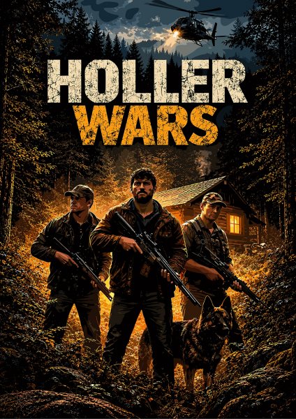 Holler Wars Action Movie Film Posteri – Duvar Tablosu duvarda gerçek ölçek