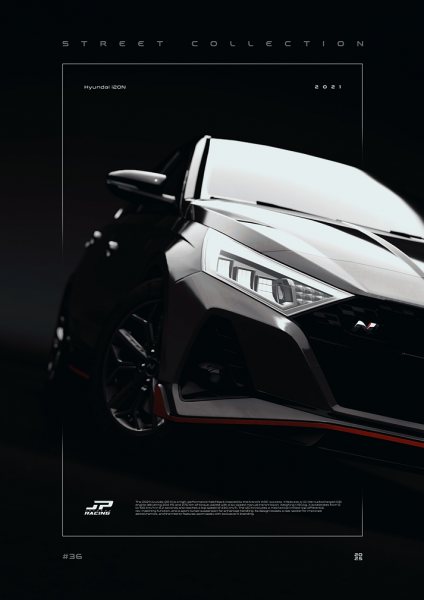 Hyundai i20N 2021 Araba Posteri – Duvar Tablosu poster görseli