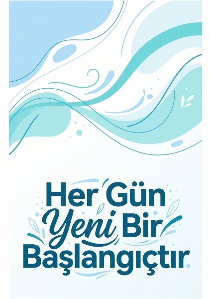 İlham Veren Tipografik Duvar Posteri – Tipografi Duvar Tablosu