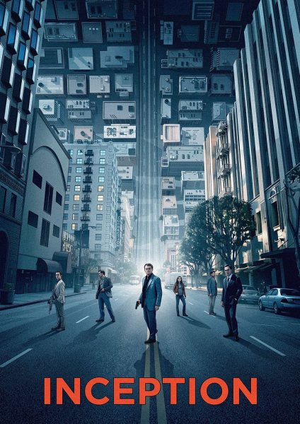 Inception Movie Illustration Film Posteri – Duvar Tablosu duvarda gerçek ölçek
