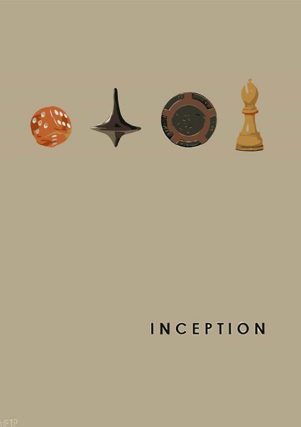 Inception Movie Minimalist Film Posteri – Duvar Tablosu duvarda gerçek ölçek