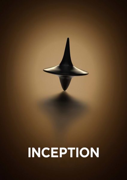Inception Movies Spinning Top Film Posteri – Duvar Tablosu duvarda gerçek ölçek