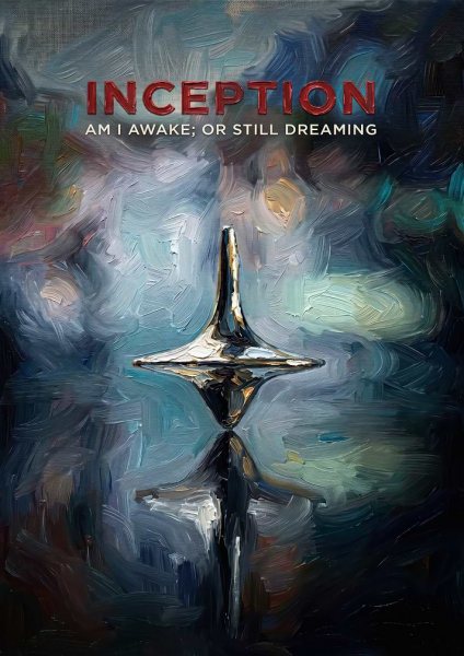 Inception Totem Film Posteri – Duvar Tablosu duvarda gerçek ölçek