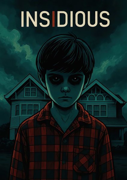 Insidious Movie Poster Art Film Posteri – Duvar Tablosu duvarda gerçek ölçek