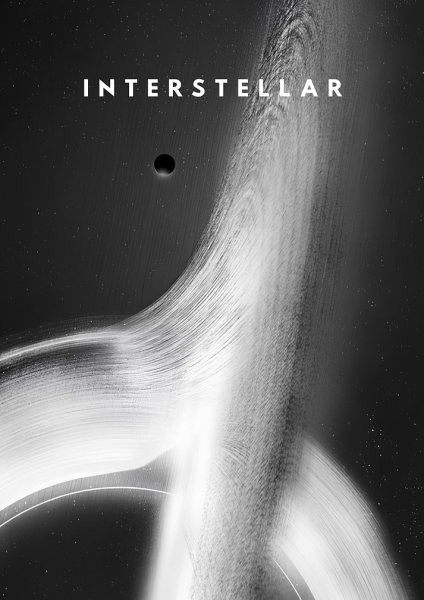 Interstellar Black Hole Movie Film Posteri – Duvar Tablosu poster görseli