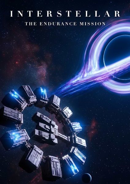 Interstellar Endurance Mission Space Film Posteri – Duvar Tablosu duvarda gerçek ölçek