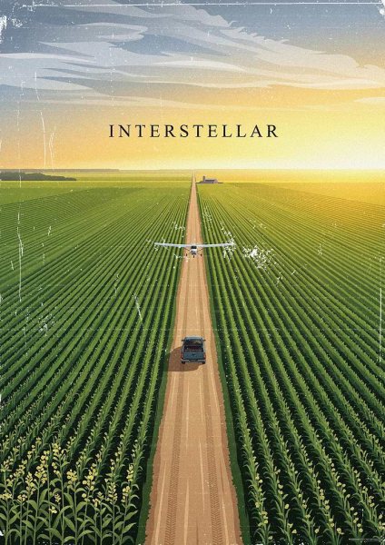 Interstellar Movie Minimalist Art Film Posteri – Duvar Tablosu