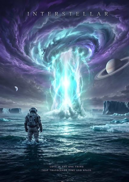 Interstellar Movie Poster Art Film Posteri – Duvar Tablosu duvarda gerçek ölçek