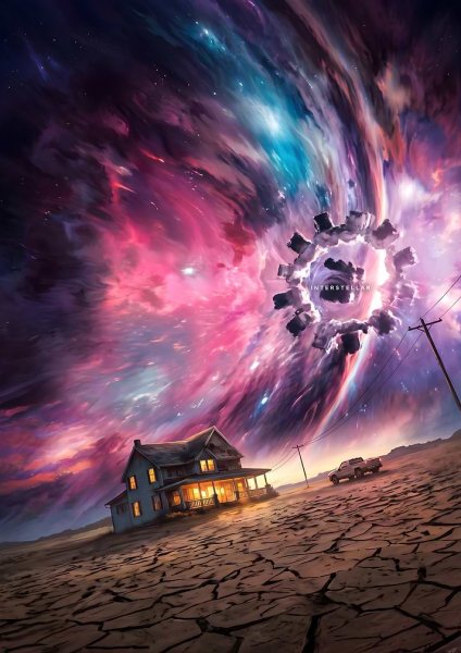 Interstellar Movie Poster Art Film Posteri – Duvar Tablosu poster görseli