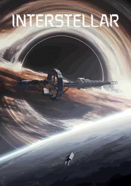Interstellar Movie Poster Fan Art Film Posteri – Duvar Tablosu