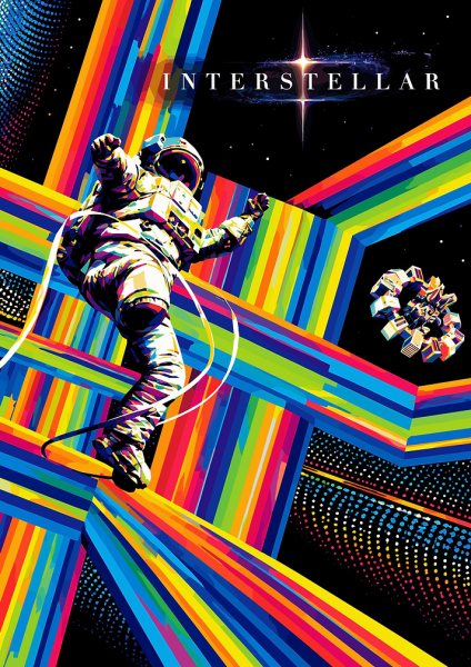 Interstellar Pop Art Astronaut Film Posteri – Duvar Tablosu poster görseli