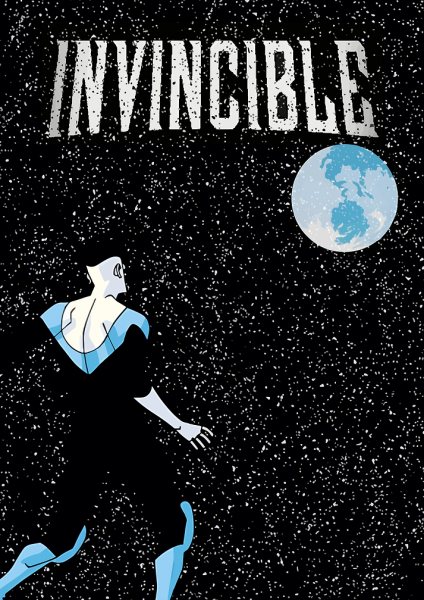 Invincible in Space Comic Art Film Posteri – Duvar Tablosu poster görseli
