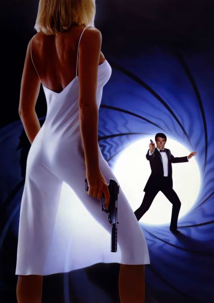 James Bond in Gun Barrel Film Posteri – Duvar Tablosu poster görseli