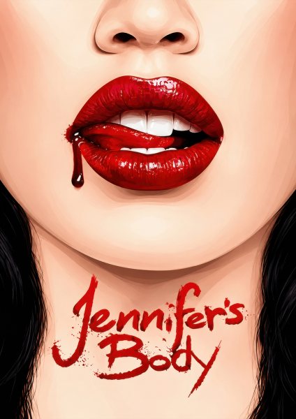 Jennifer's Body Movie Poster Art Film Posteri – Duvar Tablosu duvarda gerçek ölçek