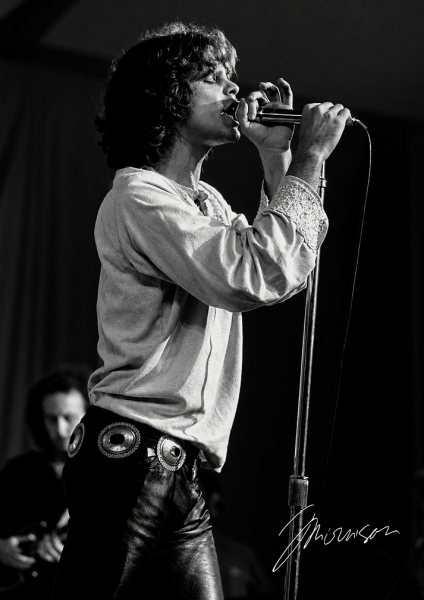 Jim Morrison Performing Live Müzik Posteri – Duvar Tablosu