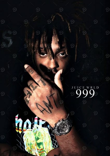 Juice Wrld 999 Müzik Posteri – Duvar Tablosu duvarda gerçek ölçek